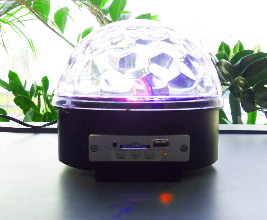 LED MP3 maģiskā disko bumba ar pulti