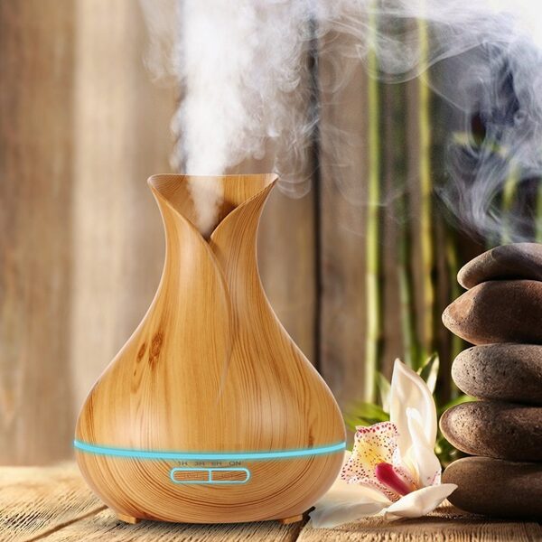 Diffuser for aromatherapy and moisturizing VONIVI TULIP WOOD