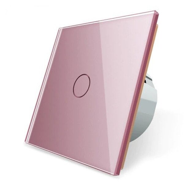 Livolo 1 gang, 1 way dimmer touch switch - ROSE