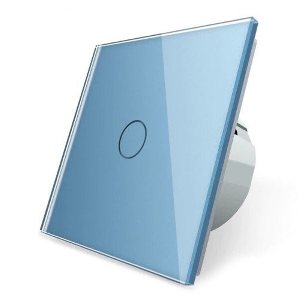 Livolo 1 gang, 1 way dimmer touch switch - BLUE