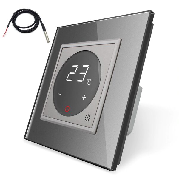 Livolo Thermoregulator for heated floors Gray (SILVER) C701TMC-64 / GPF-1-64