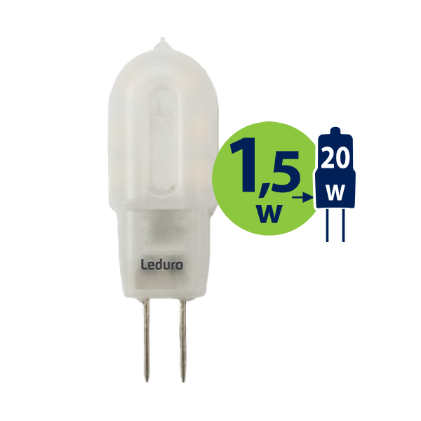LED SPULDZE PL-G4-21051 1.5W 100lm 360* G4 2700K AC/DC12V