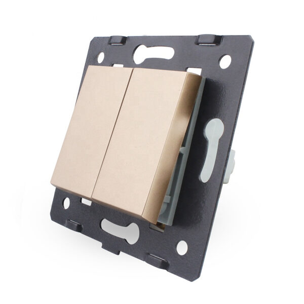 Livolo Gold mehāniskais slēdzis  - Tasterslēdzis dubultais durvju zvana funkcija