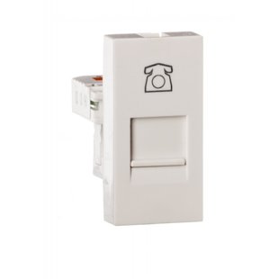 Livolo telefona pieslēguma modulis balts WT-1-61