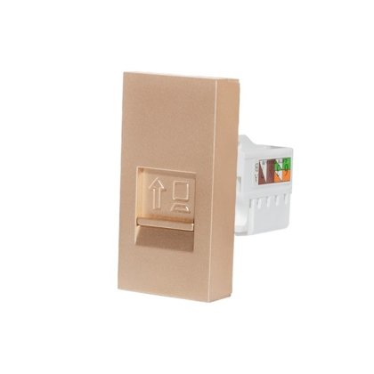 Livolo RJ45 pieslēguma modulis, zelta WK-1-63