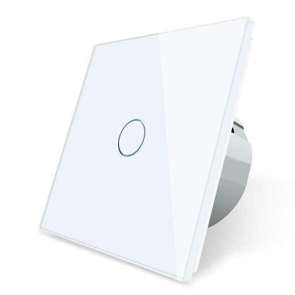 Livolo 1 gang, 1 way dimmer touch switch - white