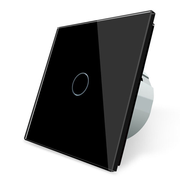 Livolo 1 gang, 2 ways remote touch switch - black