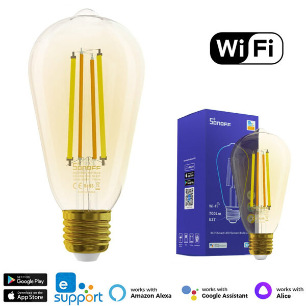 Wi-FI LED spuldze Sonoff B02-F-ST64