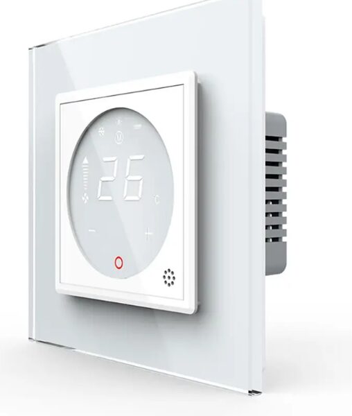 Livolo Digitālais sensora termostats konvektora ventilatoram Balts